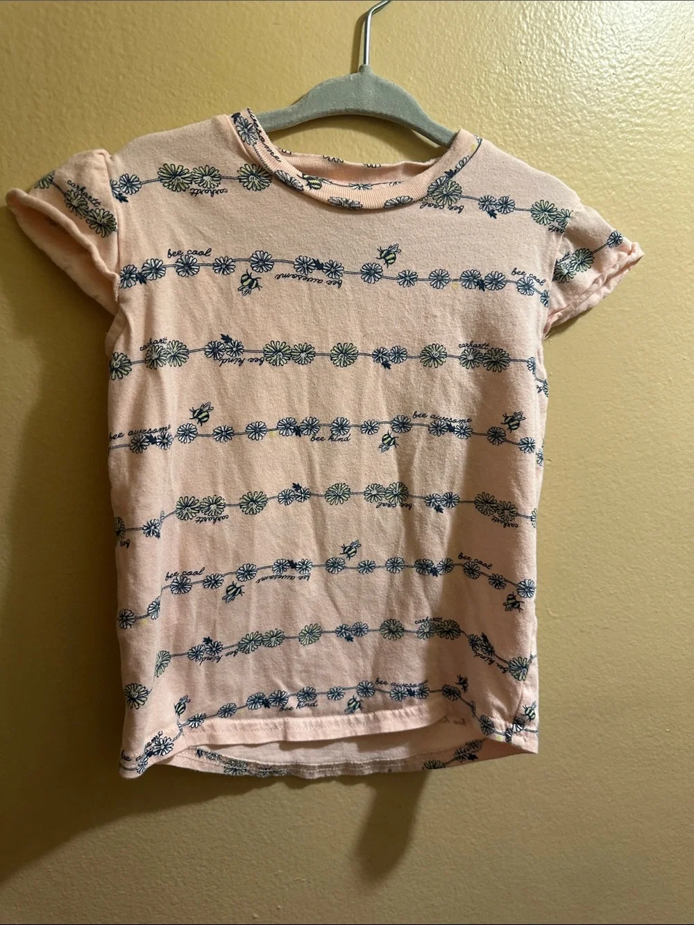 Carhartt Pink Floral Toddler Tee